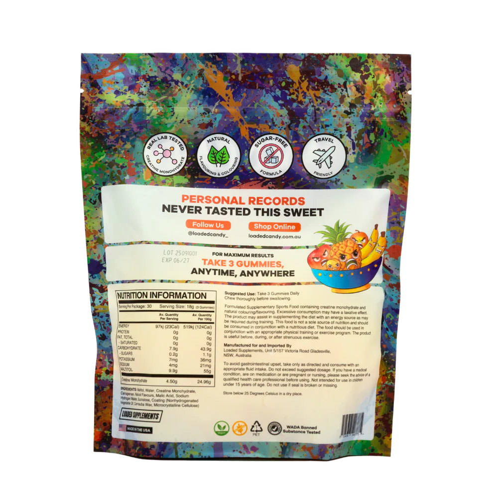 Loaded Candy - Creatine Gummies
