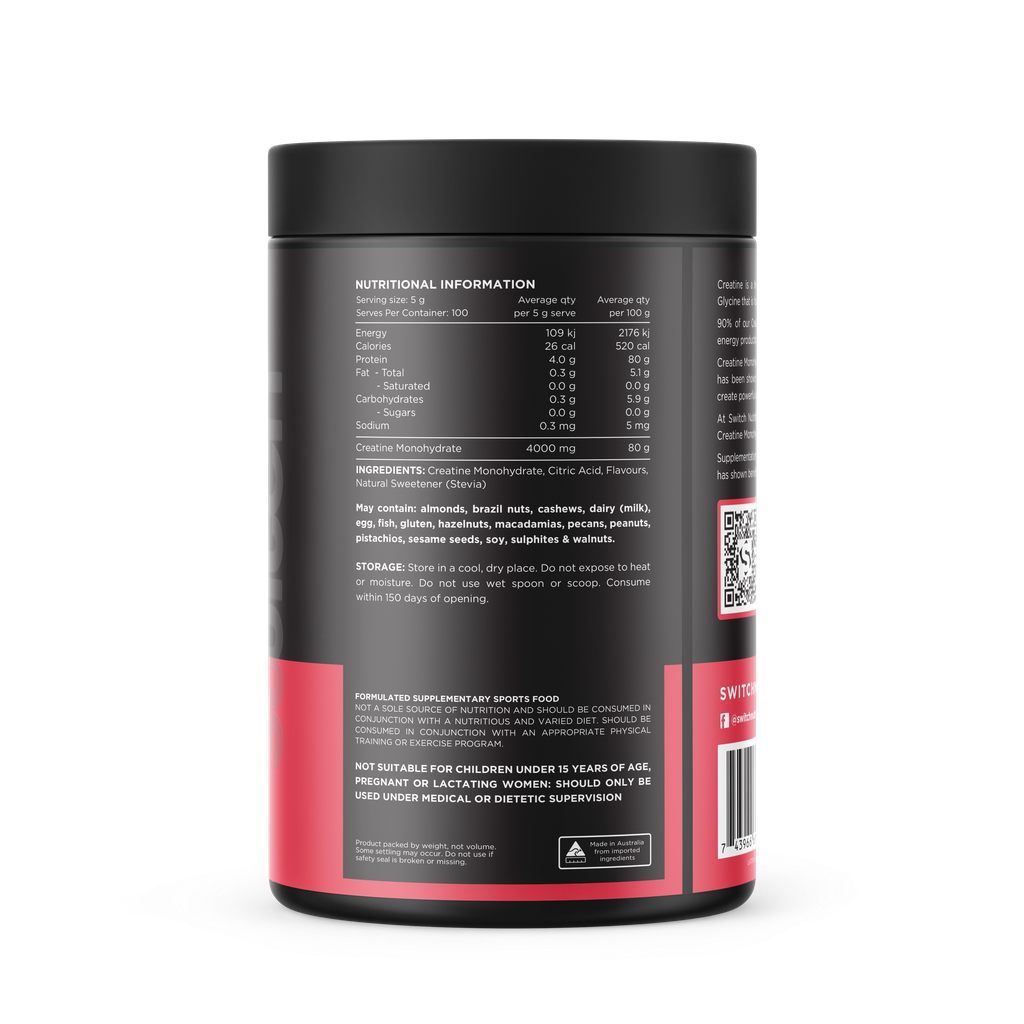 FLAVOURED CREATINE - SWITCH NUTRITION