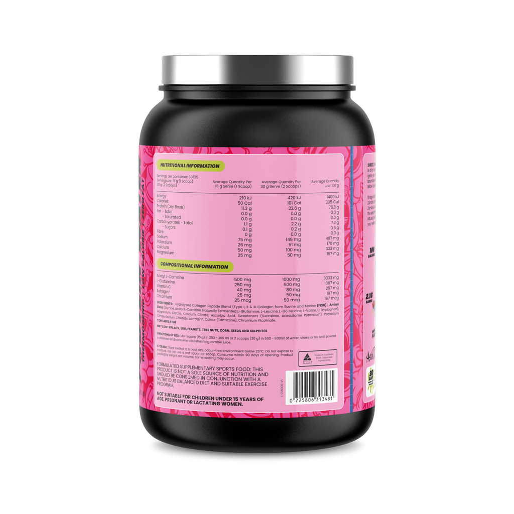 SHREDS THERMOGENIC PROTEIN WATER