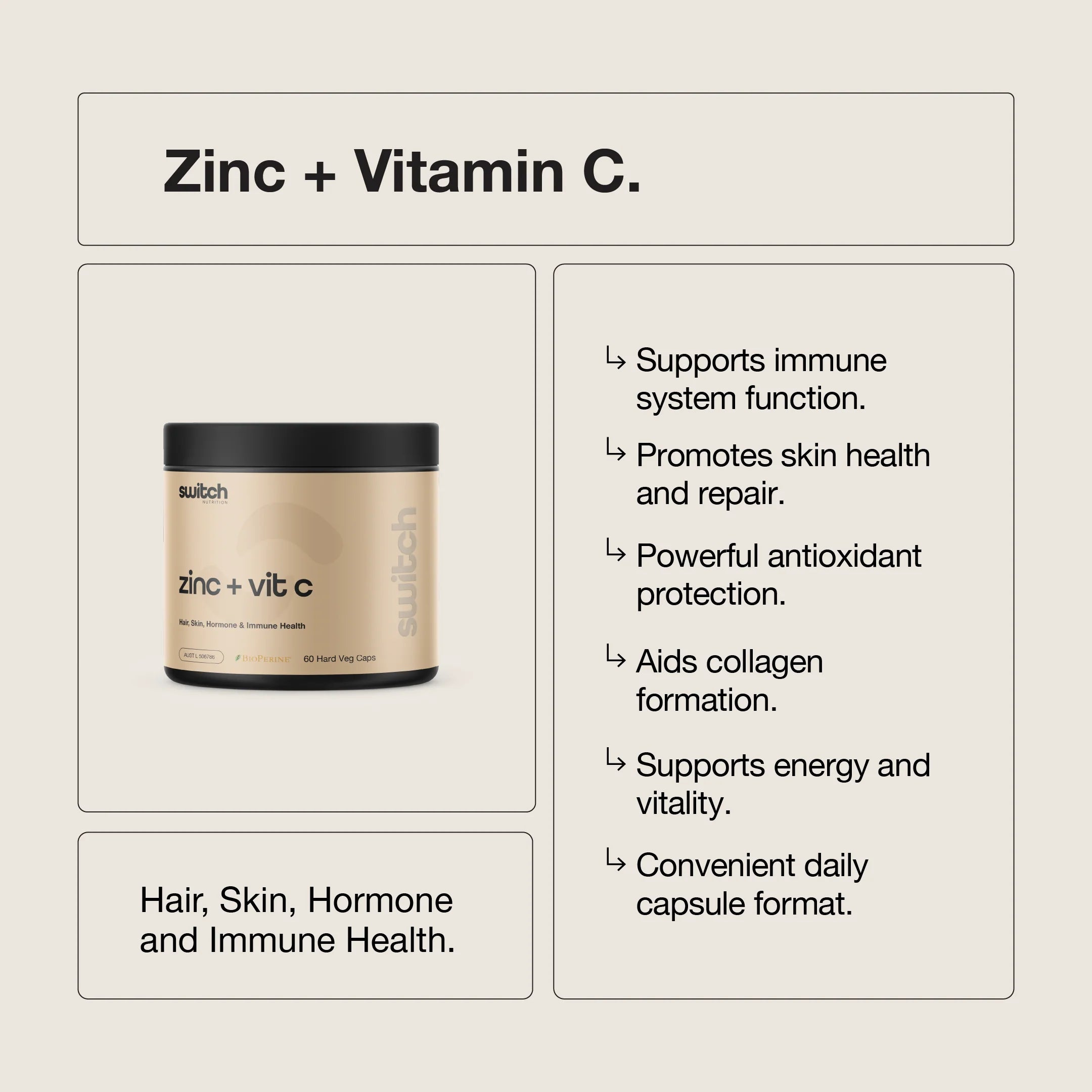 Zinc + Vitamin C